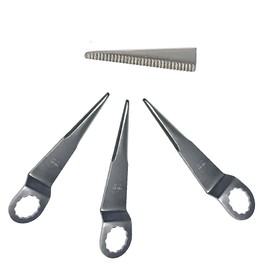Cold Knife Blade 90mm 3.55" Air Windshield Cutting Blades With Teeth for Pneumatic Air Windshield Remover Oscillating Cut-Out Tools Parts Car Doors Window Seal Cutter Knife 3PCS