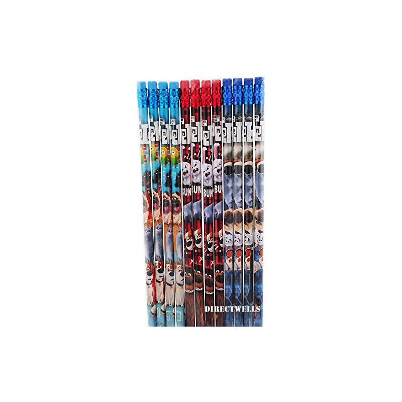 The Secret Life of Pets 12 Wood Pencils Pack