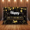 Retirement Backdrop, Farewell Photography Backgrounds, 7x5ft