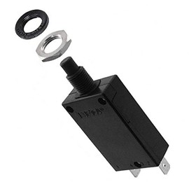 Circuit Breaker Thermal 15A 250V AC 50V DC Panel Mount 2-5700-IG1-P10-15A
