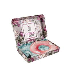 UNIQUE CORN Set of 2 Tea Towels, Cotton, Modern, Colourful, 45 x 65 cm, in Charming Gift Packaging