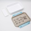 OSK PCL-3 Tight Box with Partitions, Peanuts Light Gray, 22.0