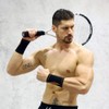 2 Pack Wristbands for Tennis, Running, Sweat Absorption, Injury Prevention,
