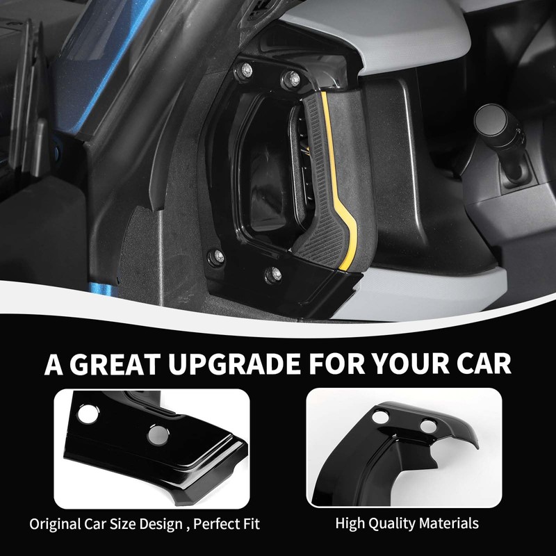 RAZPOY Center Console Side Grab Handle Cover Trim Compatible with