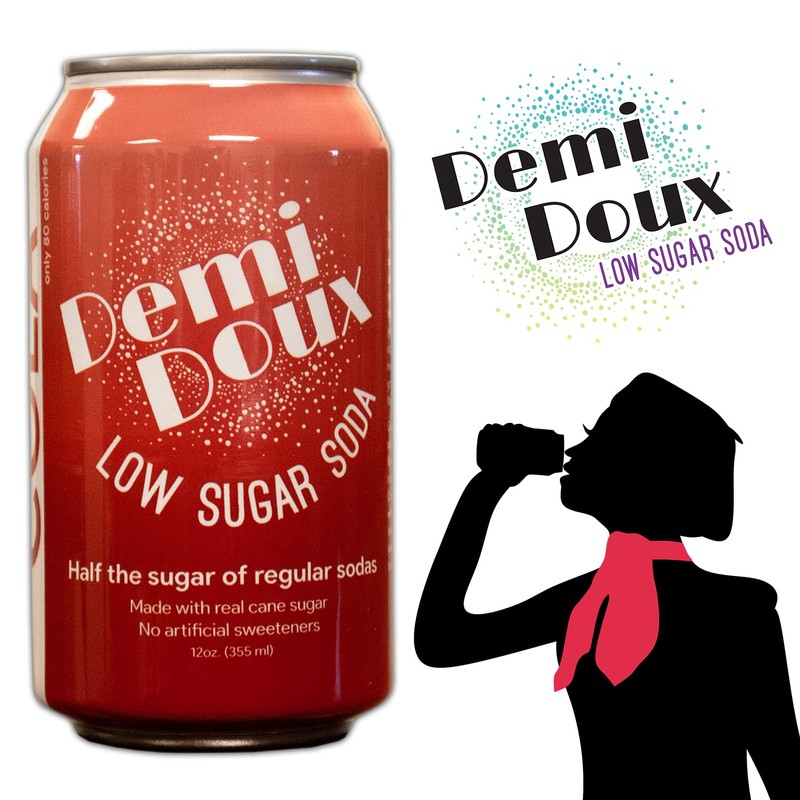 Demi Doux Low Sugar Soda - Low Sugar Soft Drink,