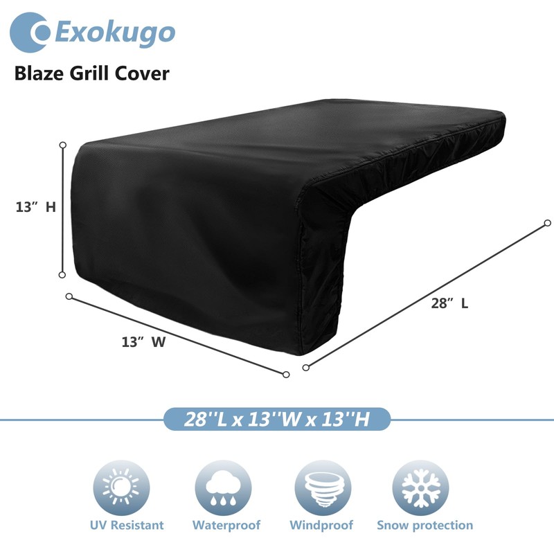 Cover for Lynx Double Side Burner Built-in,Heavy Duty 600D Waterproof