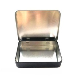 Zach's Capsules Zach's Capsules Black Tobacco Storage Tin, Airtight Container for Tobacco, Herbs, Small Items