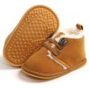 LAFEGEN Newborn Baby Booties Boys Girls Shoes Warm Winter Faux
