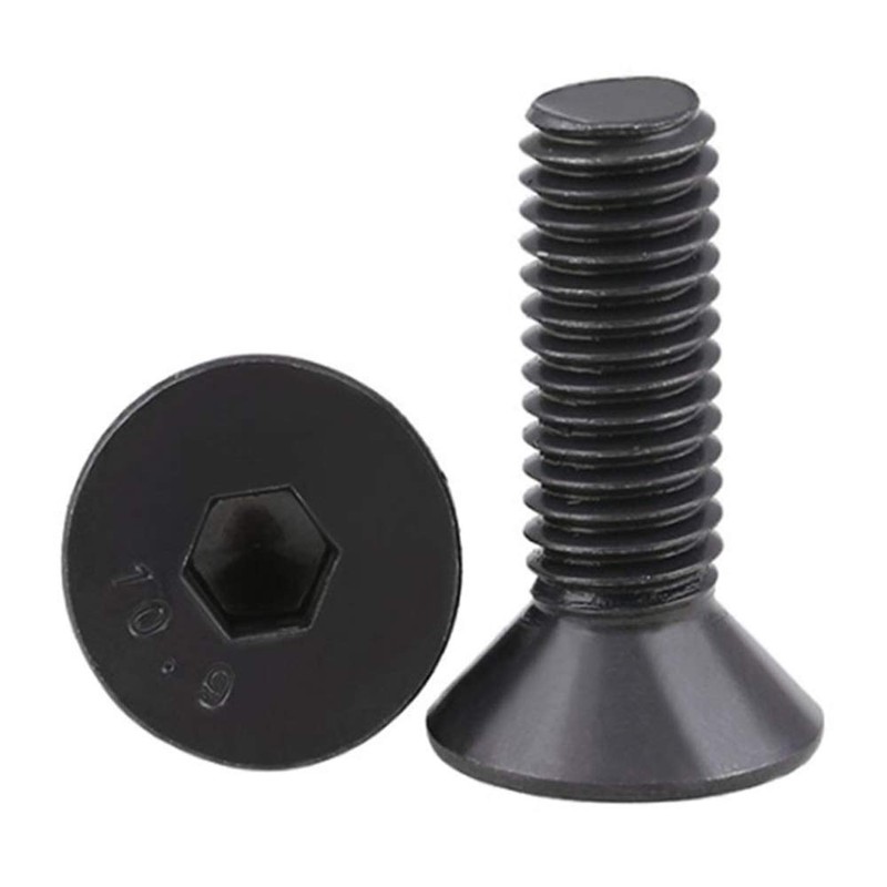 MewuDecor M6 x 20mm Flat Head Socket Cap Screws Countersunk