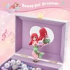 ProCase Joyero musical de sirena para niñas, sirena (caja con