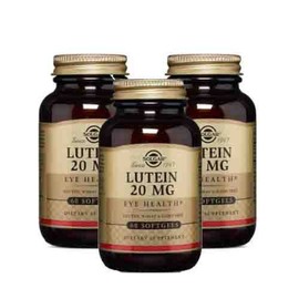 Solgar Lutein 20mg softgel, 60 tablets, 3 pieces / 솔가 루테인 20mg 소프트젤, 60정, 3개