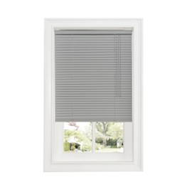 Live Life Midnight Cordless 1inch Room Darkening Mini Blind 31x64 Gray, 31inch x 64inch