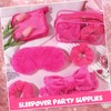 30 Pcs Sleepover Party Supplies for Girls Include 6 Bow