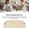 Silicone Baking Sheet Pan Non Sticky Multi Functional DIY Flat