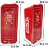 ISOP PVC Fire Extinguisher Cabinet Small for up to 5