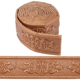 CRASPIRE Peru Crown 90.5x2.4 Wall ing Trim Wall Edging Sealing Frame Lines Peel and Stick Flexible Self Adhesive Foam 3D Embossing Waterproof Wallpaper Border Skirting for DIY Decor Home Hotel