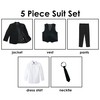 Spring Notion Boys' Formal Black Dress Suit Set 10