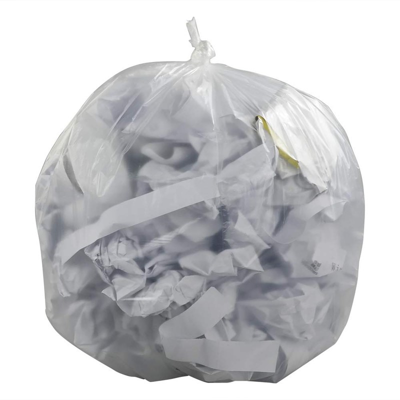 Yubine 30 Gallon Large Plastic Trash Bags, Clear Garbage Bag,