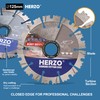 HERZO Set of 2 Diamond Cutting Discs Diameter 125 mm
