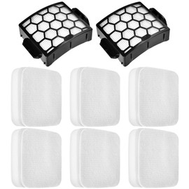 Aymthgt UV850 Replacement filters for shark UV850 UV900 DuoClean Upright Vacuum, 2 HEPA Filters and 6 Foam & Felt Filters, Compare to Part #XHF320 & XFFK602UKT