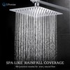 G-Promise All Metal 8" Rain Shower Head with Handheld for