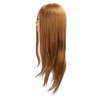 Hairdressing Mannequin Head 85 Percent Real Hair Flexible Multipurpose Hair