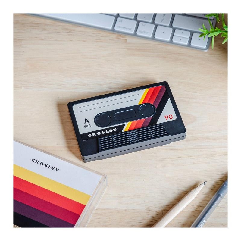 QVC Crosley Cassette Tape Portable BluetoothSpeaker - Color: Blue