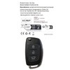 UTS-Shop Key Shell Three Buttons Suitable for Hyundai I10 I20