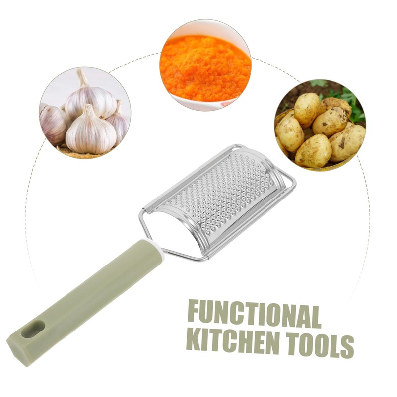 LABRIMP Garlic Shredder Stainless Steel Vegetable Grater with Cheese Slicer