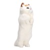 Furry Cat Figurine Realistic Simulated Adorable Lovely Decorative Plush Cat