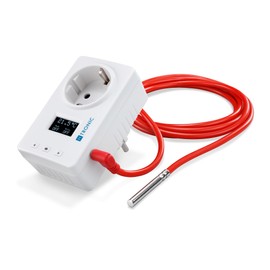 UTS 125 Digital Temperature Switch (Temperature Controller) with Sensor, Cooling & Heating, 230 V Thermostat