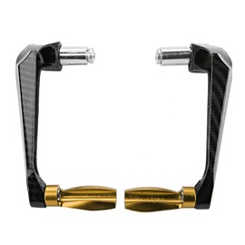 KIMISS Universal Motorcycle Brake Protector丨Motorcycle Motorbike Handlebar Lever Guards丨 Other Modifications 7/8Inch Universal Aluminum Alloy Motorcycle Handlebar Brake Protector (Gold)