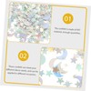 jojofuny 1bag Party Decorative Confetti Iridescent Star Moon Table Scatters