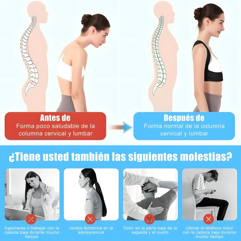 Faja Ortopdica Correctora De Postura Unisex Calidad