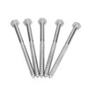 304 Stainless Steel Half Thread Bolt Wood Hex Lag Screws