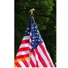 Frunke Eagle Flagpole Topper Metal Eagle Flag Pole Finial 6"