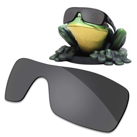 Acefrog 1.4MM Thick AR Coated Polarized Replacement Lenses for Oakley Turbine Rotor OO9307 Sunglasses - Pitch Black