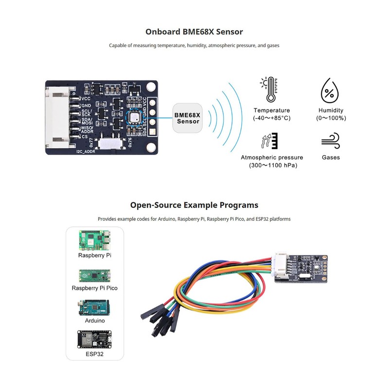 BME688 Environmental Sensor - High Accuracy Temperature, Humidity, Pressure &