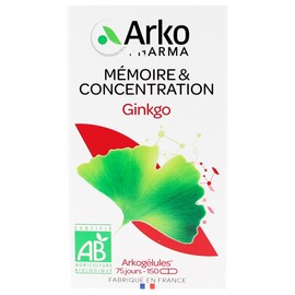 Arkopharma Arkocaps Organic Ginkgo 150 Capsules