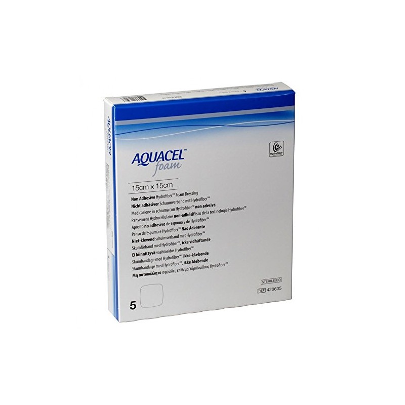 Aquacel Foam Nicht Adhäsiv 5 St