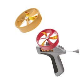 Idena 40330 Turbo Blaster with Pull Cord, Includes 2 Propellers and 1 Launcher, Propeller Play Set for Children from 6 Years