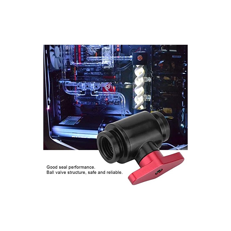 Tiardey Mini Water Cooling Valve G1/4inch Thread Internal Dentition PC