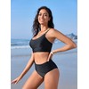 ZAFUL High Waisted Bikini Sets for Women 2 Piece Tummy