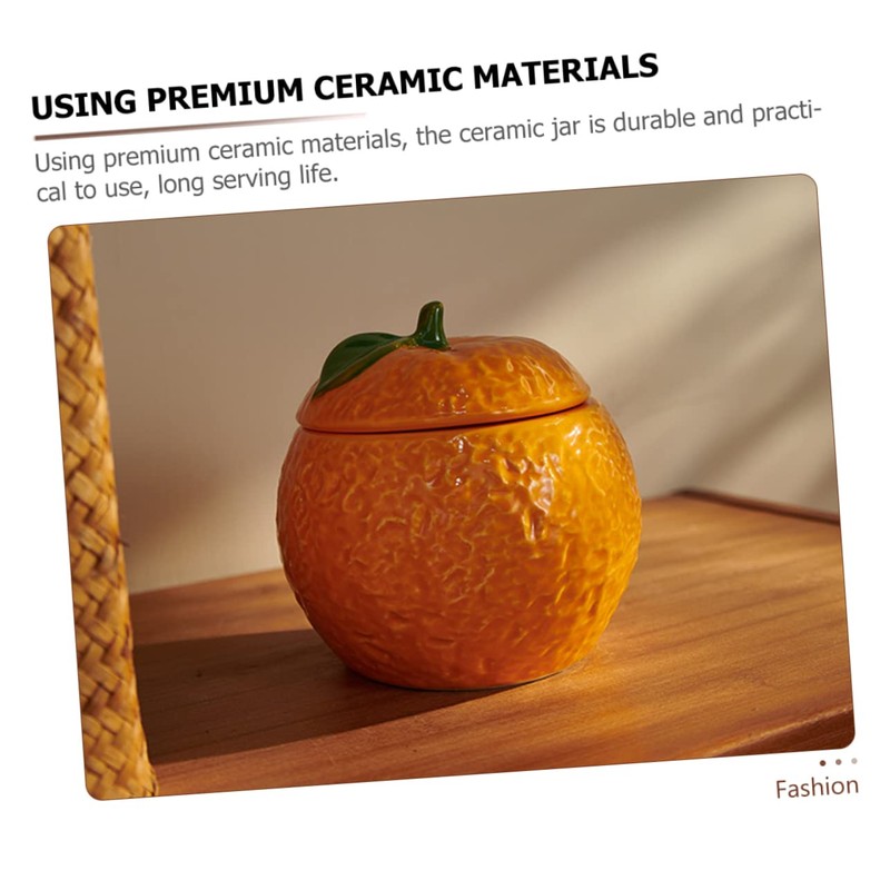 Ciieeo Ceramic Storage Jar Cookie Jar Sugar Storage Chip Bowl