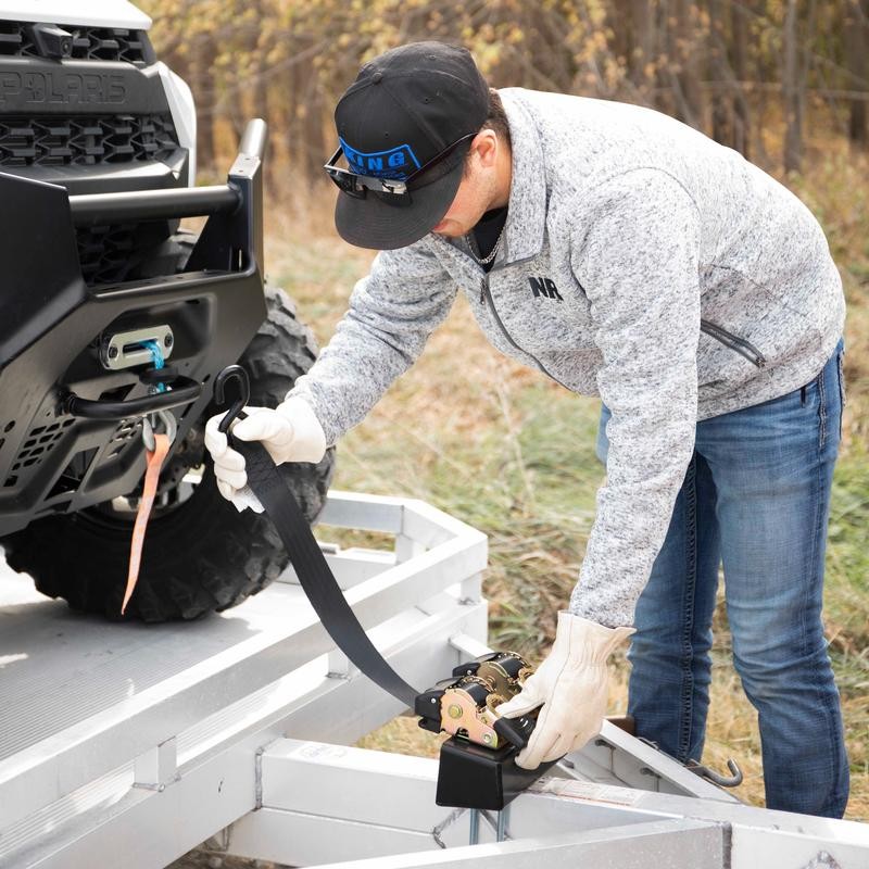 Scout Brackets - Tongue Bracket - Ratchet Straps - Trailer