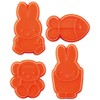 Skater CSM1-A Stamped Cookie Cutter Miffy 4 Piece Set