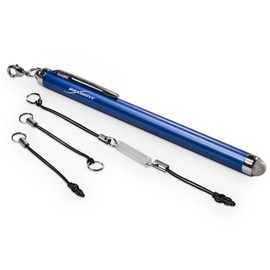 BoxWave Stylus Pen Compatible with Dell Venue Pro (Stylus Pen by BoxWave) - Capacitive Stylus, Rubber Tip Capacitive Stylus Pen for Dell Venue Pro - Lunar Blue