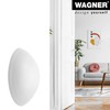 WAGNER design yourself SCREW or GLUE WHITE Wall Buffer Set
