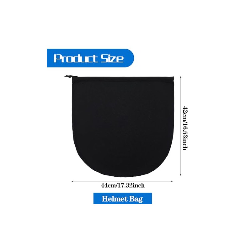 Motorcycle Helmet Bag 44 x 42 cm Pack of 2