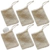 6 Stück Seifensäckchen Bio,Nylon Seifenbeutel, Seifensack Zum Duschen, Sicherer und